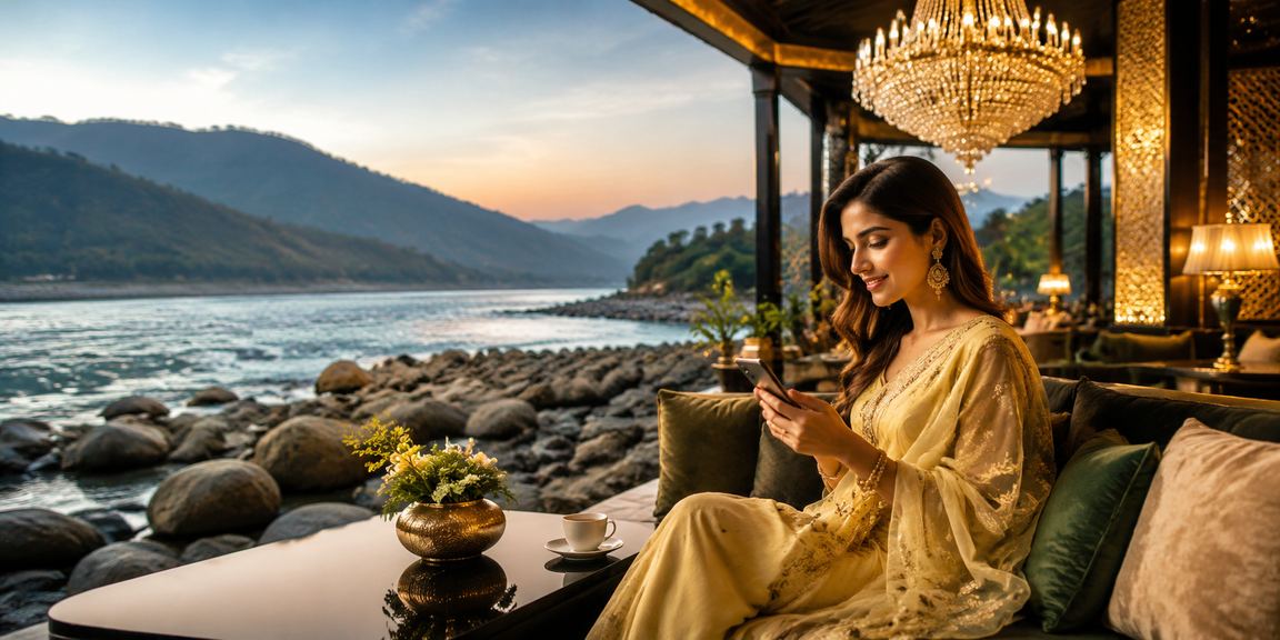 সিলেটের বিচে মোবাইলে bn88 লটারি জ্যাকপটে অংশ নেওয়ার দৃশ্য